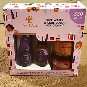 As I Am rice water hair & curl color kit